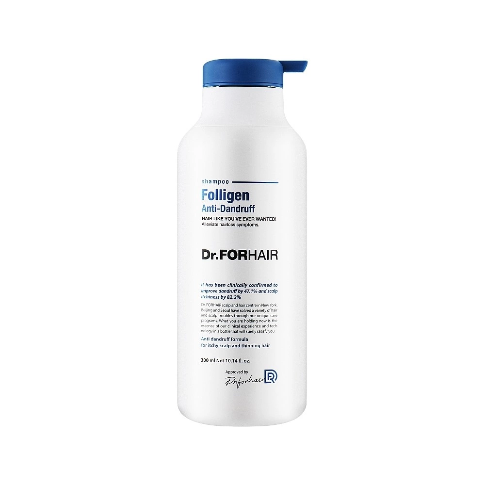 Шампунь проти лупи для ослабленого волосся Dr.FORHAIR Folligen Anti-Dandruff Shampoo