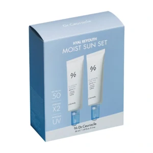 Набір зволожуючих сонцезахисних кремів SPF 50+/PA++++ Dr.Ceuracle Hyal Reyouth Moist Sun Duo Set