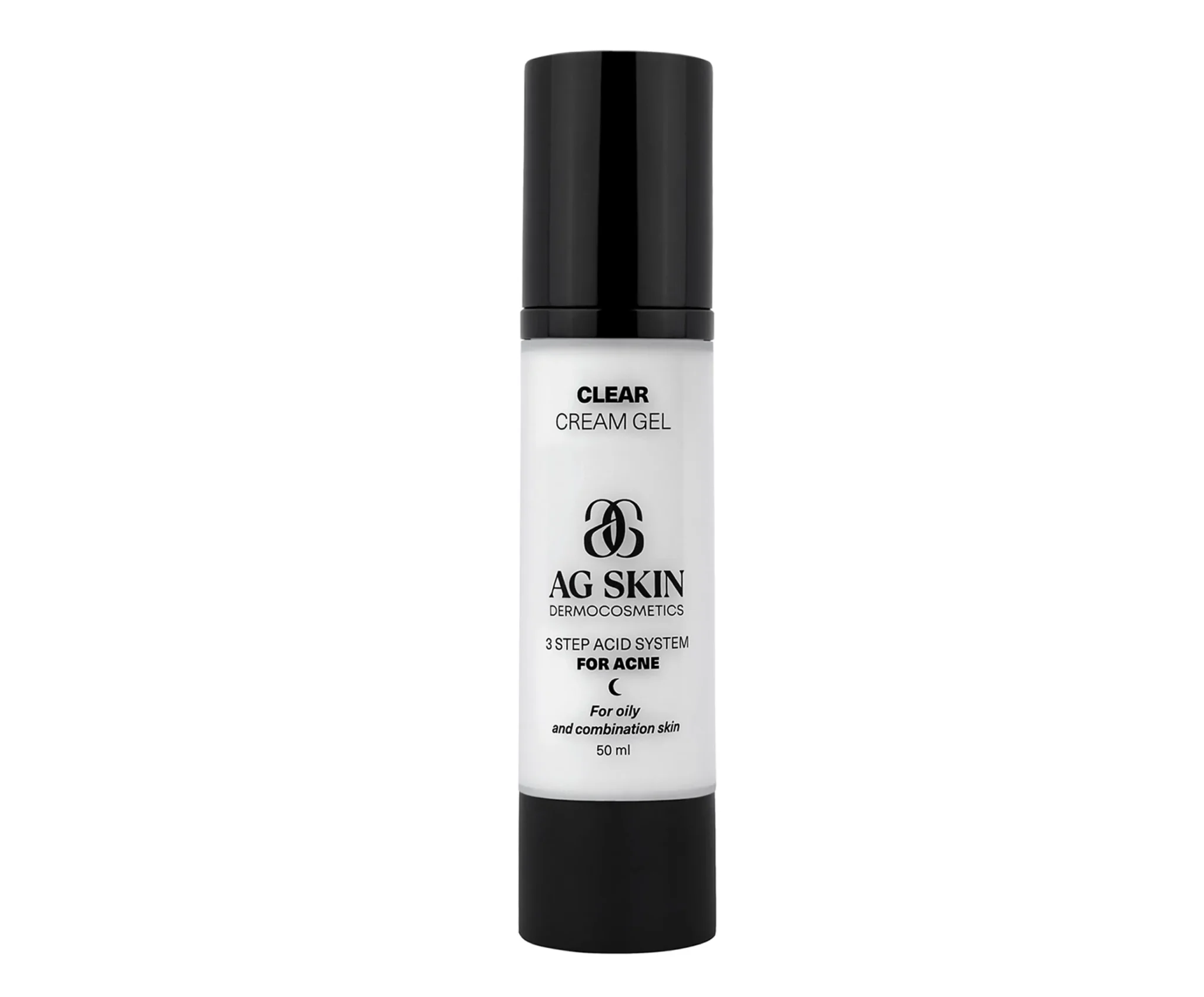 Крем-гель Clear від акне з азелогліцином та ретинолом AG SKIN 50 ml